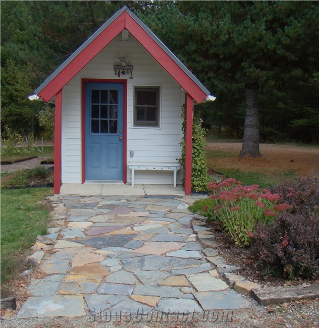 Cabinet Gorge Slate Irregular Flag Patio and Walk Way