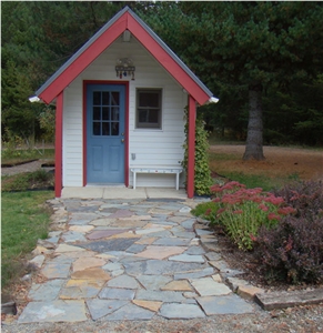 Cabinet Gorge Slate Irregular Flag Patio and Walk Way