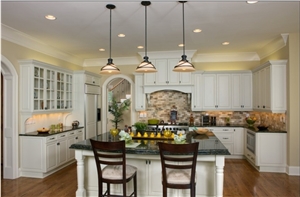 Verde Uba Tuba Green Granite Kitchen Island Top