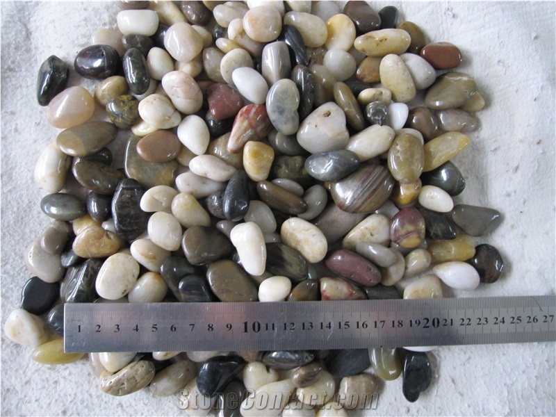 High Polished Multicolor Pebbles, Natural Pebbles