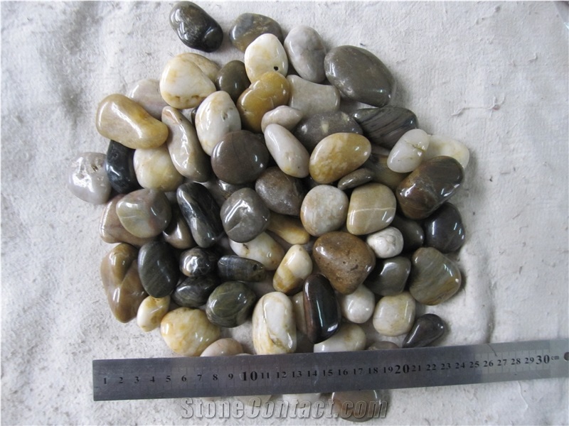 High Polished Multicolor Pebbles, Natural Pebbles