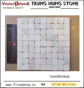 Milky White Marble Mosaic Tiles