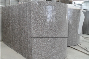 China G664 Pink Granite Polished Column