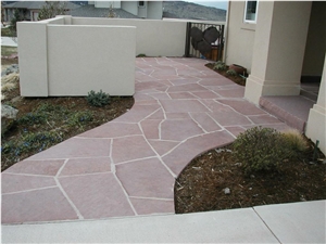Lyons Red Colorado Red Sandstone Irregular Flagstone