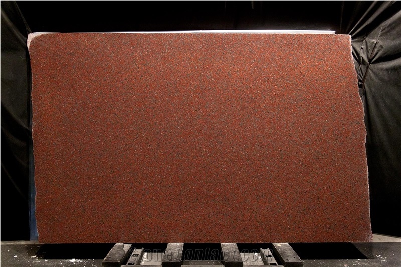African Red Granite Polished Slabs