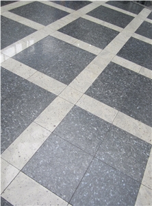 A Quality Blue Pearl Granite Slab Tile, Norway Labrador Blue Granite Polished Machine Cut Panel for Hotel Flooring,Wall Cladding