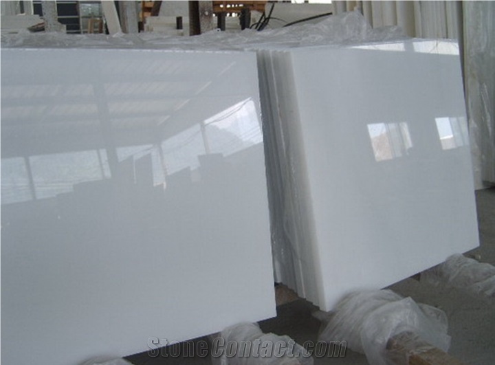 China Crystal White Marble Slabs Tile Absolute White,Nghe an White,Milk White Marble for Interior Wall Covering Floor French Pattern