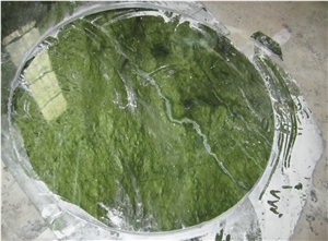 Verde Ming Green Marble Slabs Tiles, China Green Marble Panel Polished for Bathroom Walling Tile,French Pattern