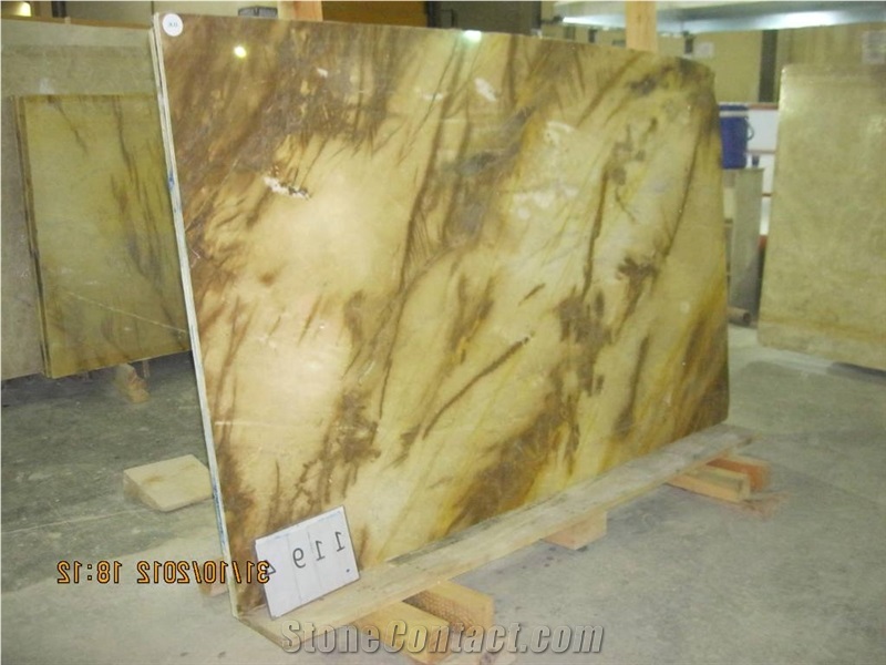 Picasso Marble Slabs, Turkey Brown Marble