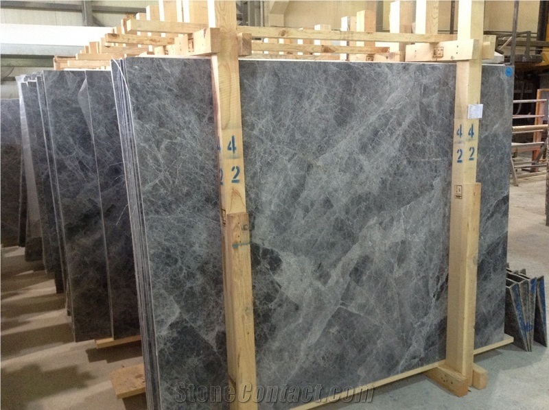 Sirius Grey (Grey Marble) Slabs & Tiles, Turkey Grey Marble