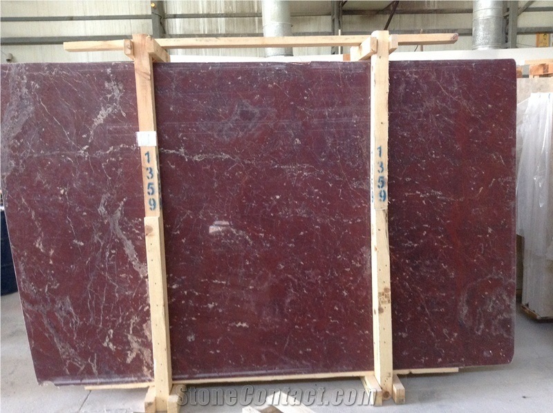 Turkey Ruby Red (Red Marble) Slabs & Tiles