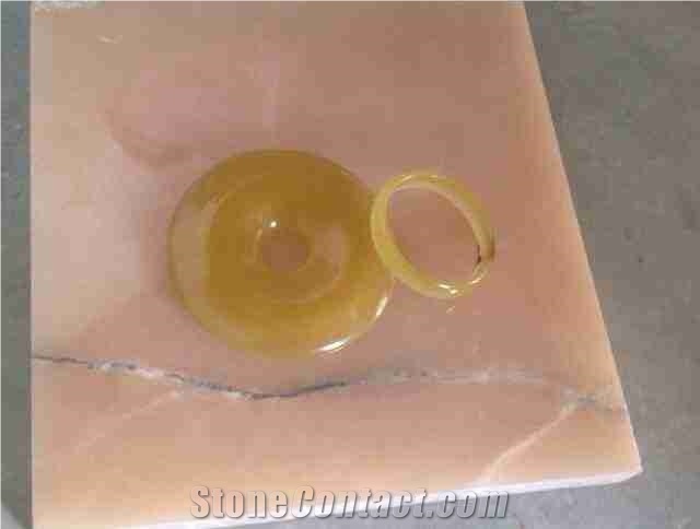 Pink Onyx Block