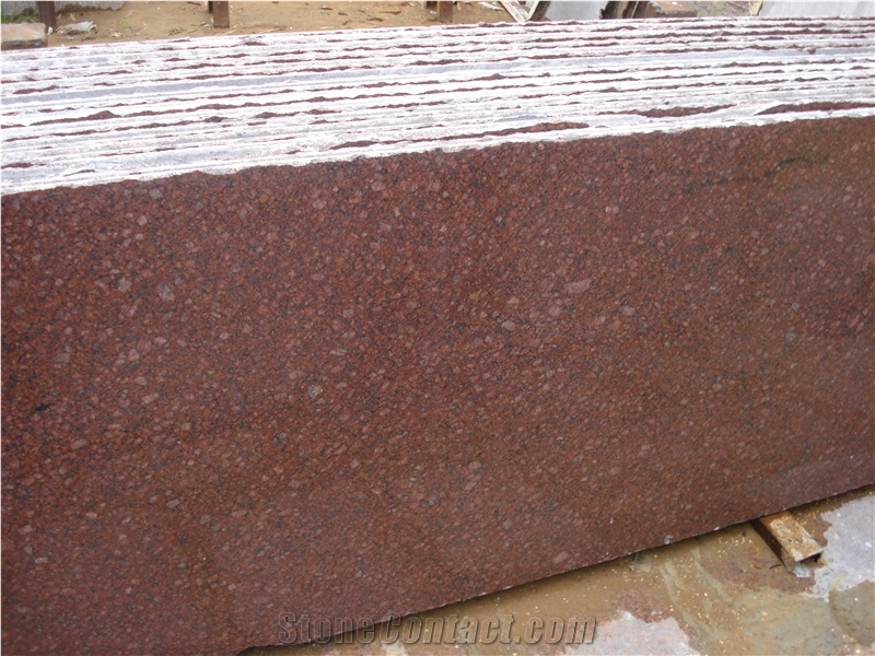 New Imperial Red Granite Slabs, India Red Granite