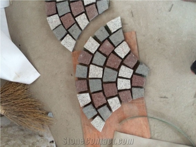 Mixed Color Granite Paving Stone,Granite Paver