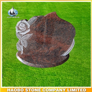 Multicolor Red Granite Memorial Palque,India Red Granite Monument & Tombstone Multicolor Red Granite Memorial Palque,India Red Granite Monument & Tombstone