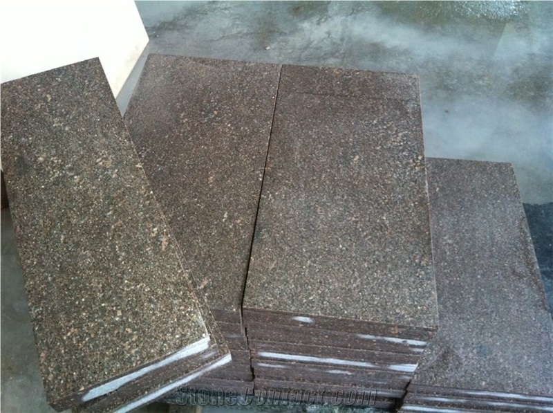 San Felipe Granite (Flamed) Slabs & Tiles, Argentina Pink Granite
