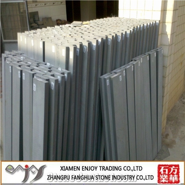 Honed Natural Basalt Stone Window Sills & Doors / China Grey Basalt Window Sills / Andesite Window Sills