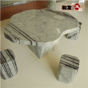 Garden Natural Table, Green Onyx Bench & Table Garden Natural Table, Green Onyx Bench & Table