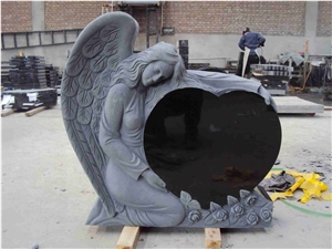 China Absolute Black American Style Polished Monument & Tombstone