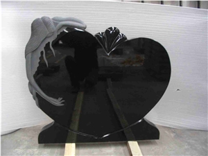 China Absolute Black American Style Polished Monument & Tombstone