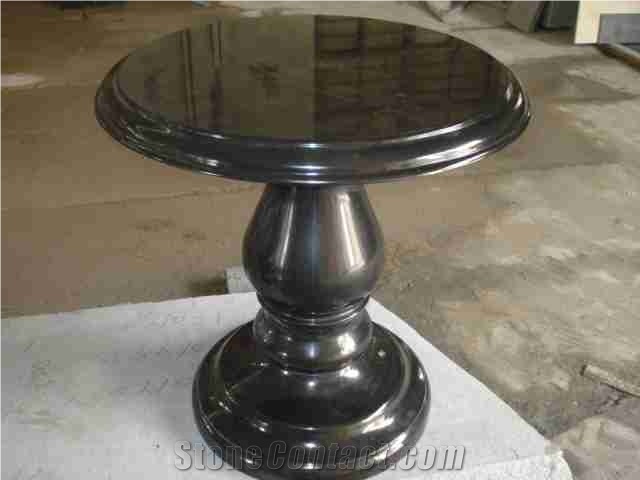 China Shanxi Black Granite Polished Benches