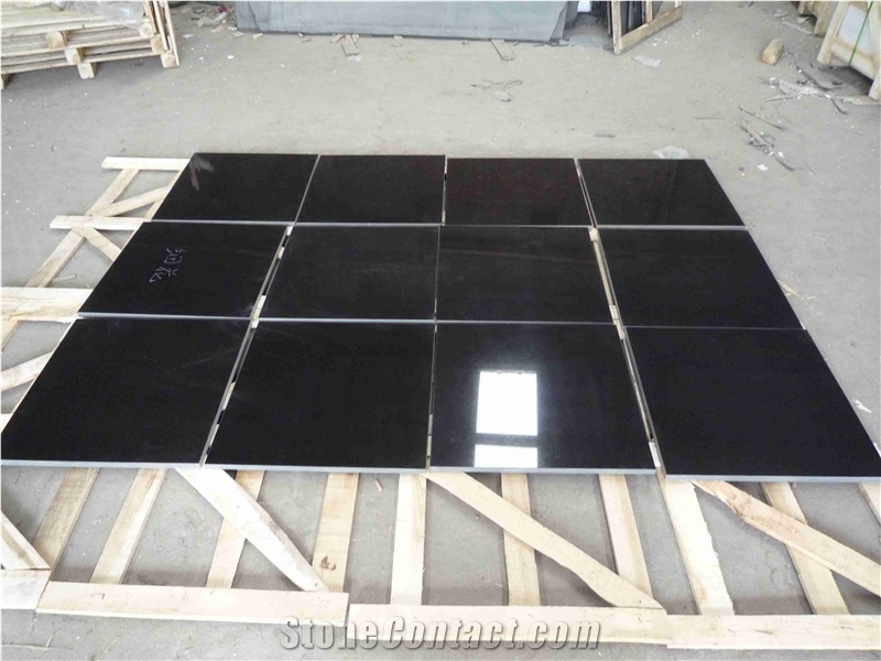 China Shanxi Black Granite Tiles & Slabs