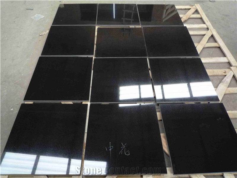 Shanxi Black Granite Tiles & Slabs,China Black Granite