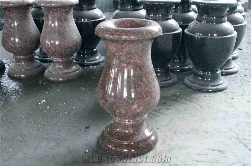 Shanxi Black Granite Vase,Black Granite Turned Vases,Shanxi Black Vases,Black Granite Vases