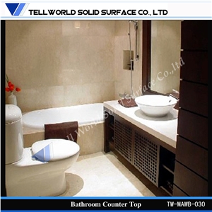 2014 Top Quality Manmade Stone Bathroom Wash Basin