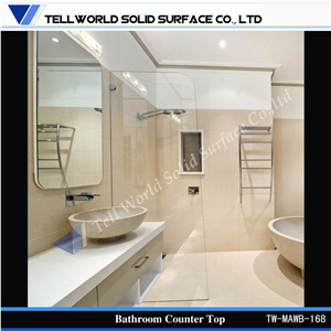 Acrylic Solid Surface Bathroom Basin & Sink