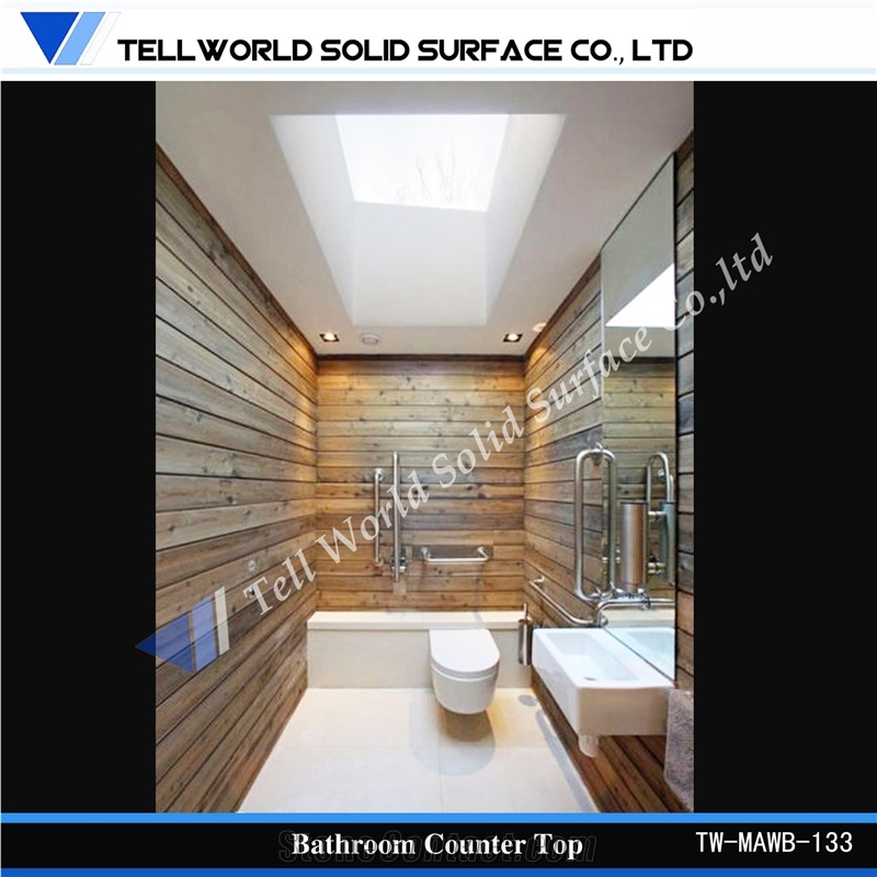 Acrylic Solid Surface Kitchen Sinks/Square Sinks