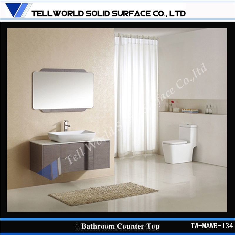 Acrylic Solid Surface Kitchen Sinks/Square Sinks