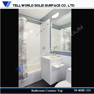 Acrylic White Home Bathroom Wash Basins