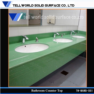 Bathroom Sanitary Pedestal Hand Wash Ecnomic Manmade Stone Wash Basin