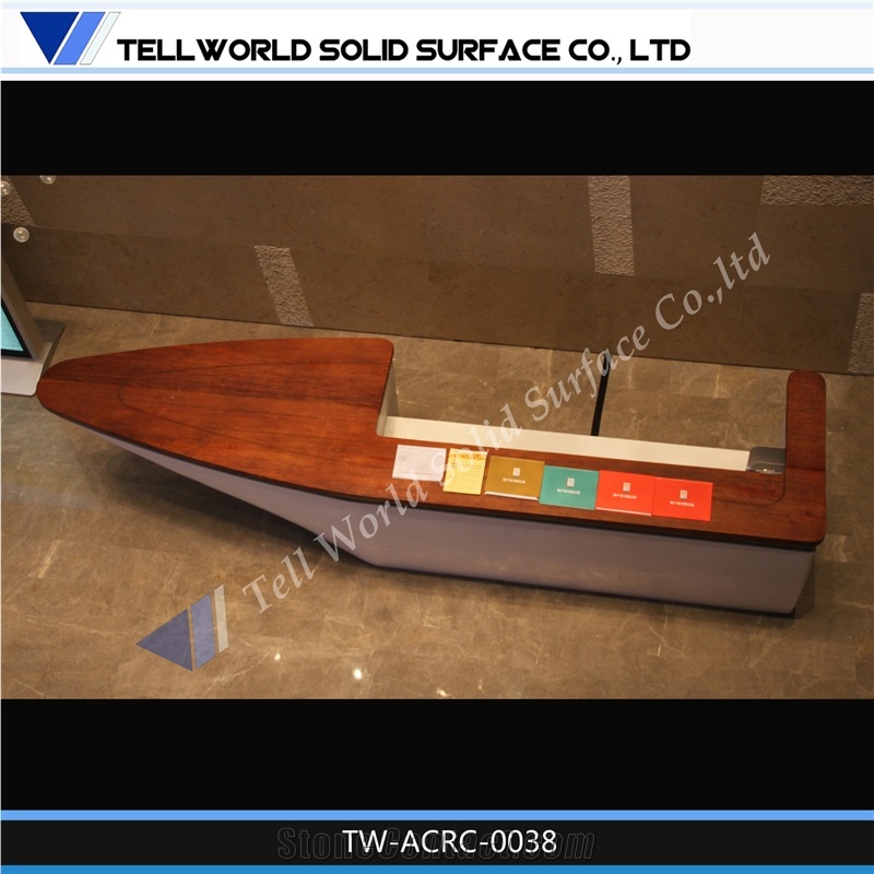China Supplier High Quality 2 People Front Desk Luxury Reception Counter/Desk