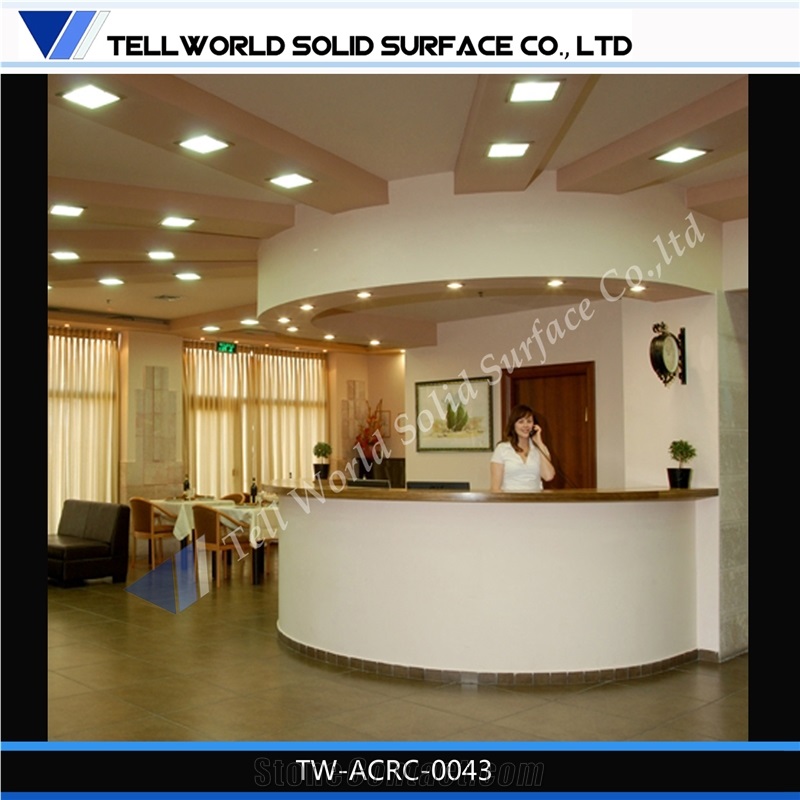 China Supplier High Quality 2 People Front Desk Luxury Reception Counter/Desk