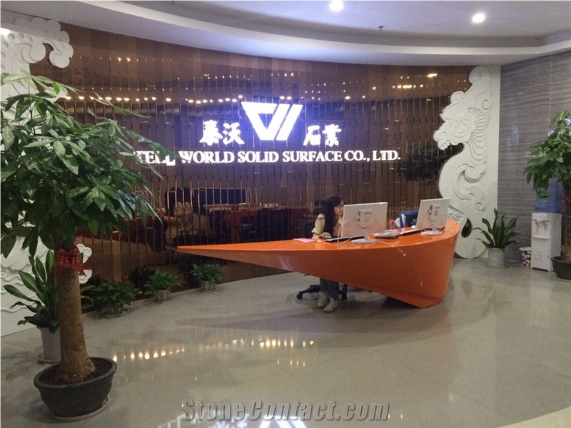 Led Light Beautiful Reception Desk