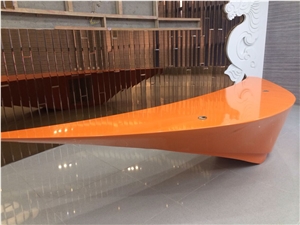Led Light Beautiful Reception Desk