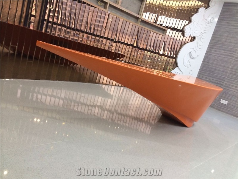 Led Light Beautiful Reception Desk