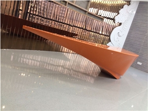Led Light Beautiful Reception Desk