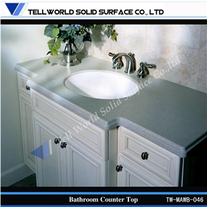 Modern Design Manmade Stone Sink/Pedestal Basins for Bathroom