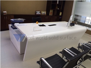 Modern Office Secretary Office Desk with Locking Drawers