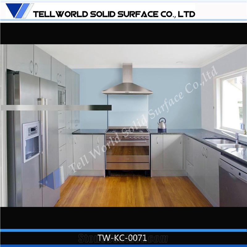 Modern Shape Precut Prefab Kitchen Countertops
