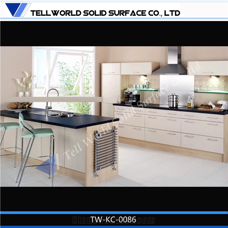 Modern Shape Precut Prefab Kitchen Countertops