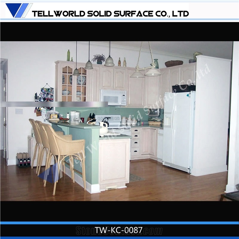 Modern Shape Precut Prefab Kitchen Countertops