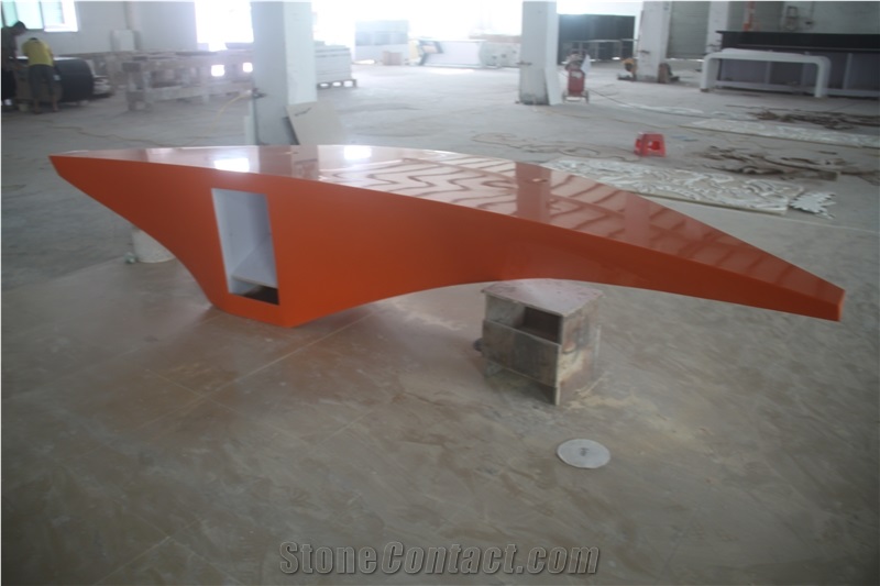 Office Furniture Acrylic Reception Counter