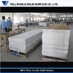 Red Artificial Marble Stone Slab
