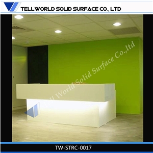 Simple Design Led Reception Counter for Salon Furniture