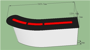 Tell World Fashion Design Curved Reception Desk Tell World Fashion Design Curved Reception Desk