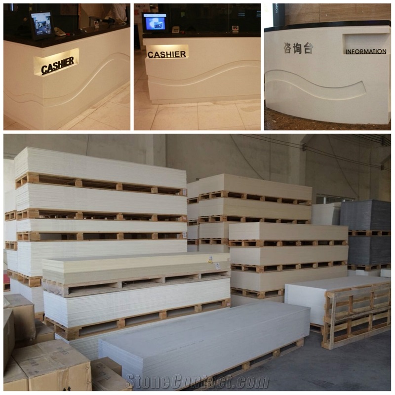 Tw Artificial Stone Slabs for Reception Desk